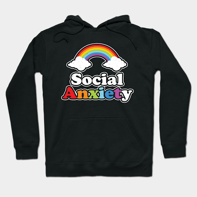 Social Anxiety Emo Clothes Aesthetic Soft Goth Hoodie by wbdesignz